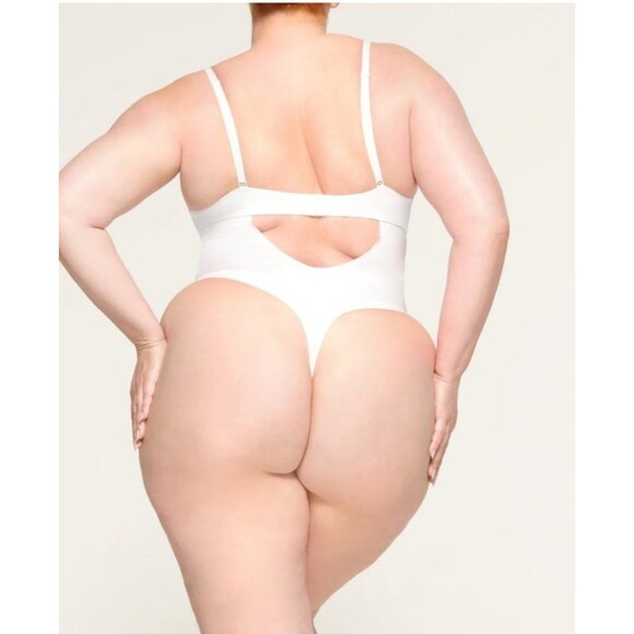 SKIMS White Shapewear Bodysuit - Picture 3 of 5